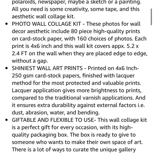 NEW Photo Wall Double-Sided Collage Kit on Different Themes Lacquer Coated Print - Picture 8 of 14